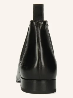 Leren chelseaboots "Sally 16" zwart