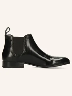 Leren chelseaboots 