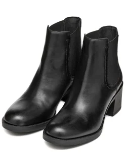 Leren chelseaboots 