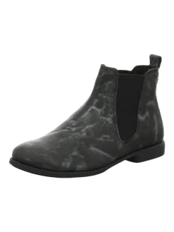 Leren chelseaboots zwart