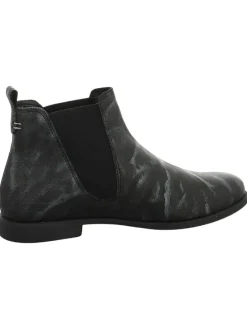 Leren chelseaboots zwart