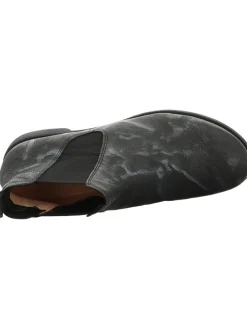 Leren chelseaboots zwart