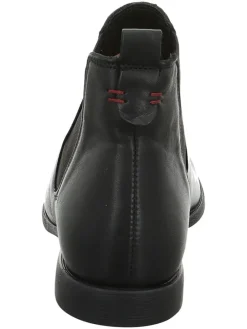 Leren chelseaboots zwart