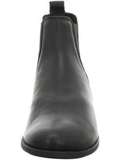 Leren chelseaboots zwart