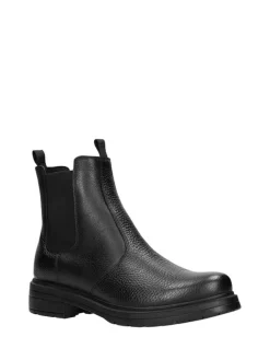 Leren chelseaboots zwart