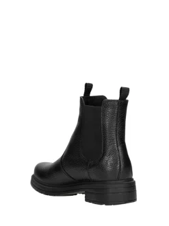 Leren chelseaboots zwart