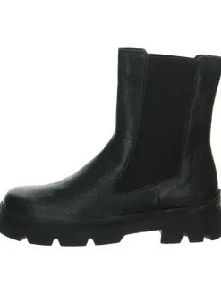 Leren chelseaboots zwart