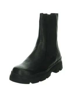 Leren chelseaboots zwart