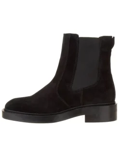 Leren chelseaboots zwart