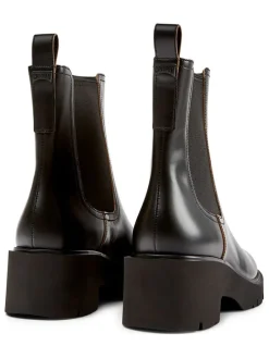 Leren chelseaboots zwart