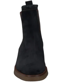 Leren chelseaboots zwart