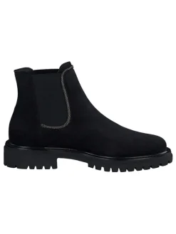 Leren chelseaboots zwart