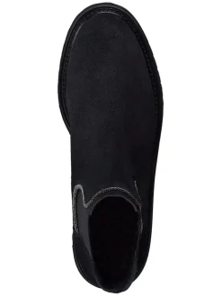 Leren chelseaboots zwart