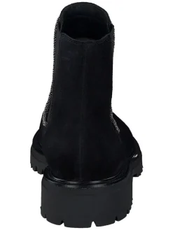 Leren chelseaboots zwart