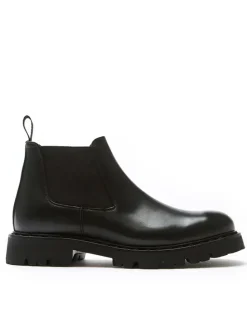 Leren chelseaboots zwart
