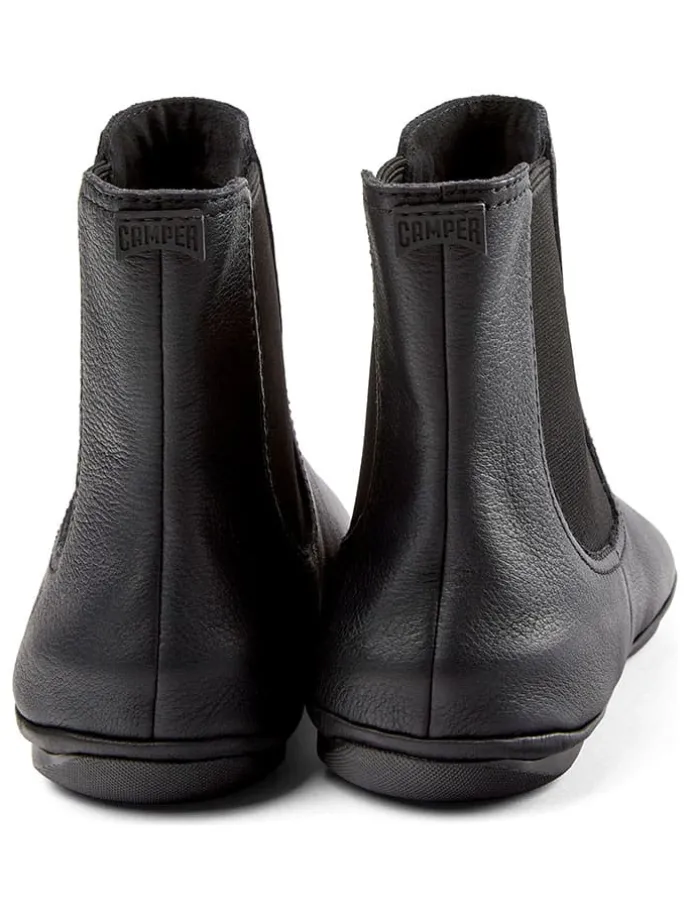 Leren chelseaboots zwart