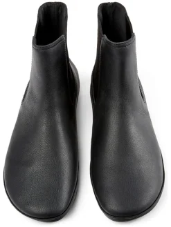 Leren chelseaboots zwart