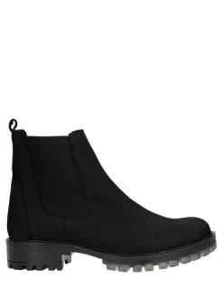 Leren chelseaboots zwart