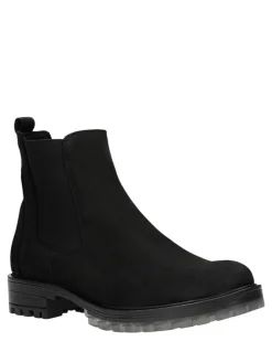 Leren chelseaboots zwart