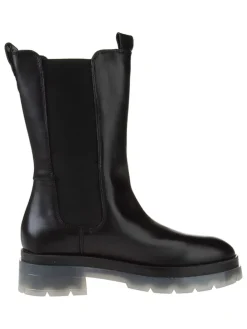Leren chelseaboots zwart