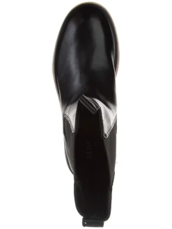 Leren chelseaboots zwart