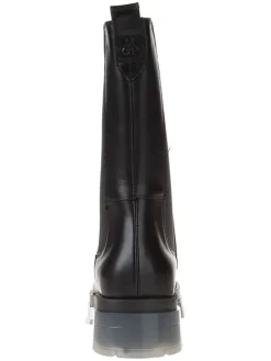 Leren chelseaboots zwart