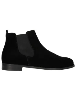 Leren chelseaboots zwart