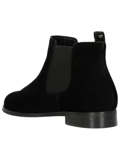 Leren chelseaboots zwart