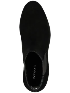 Leren chelseaboots zwart