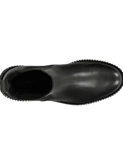 Leren chelseaboots zwart