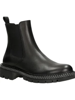 Leren chelseaboots zwart
