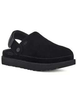 Leren clogs 