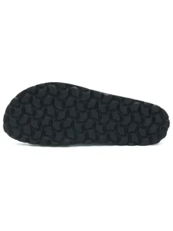 Leren clogs groen