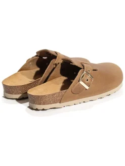 Leren clogs