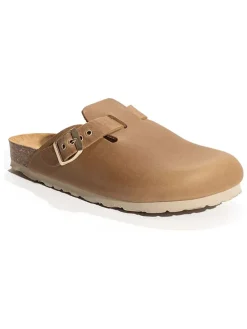 Leren clogs