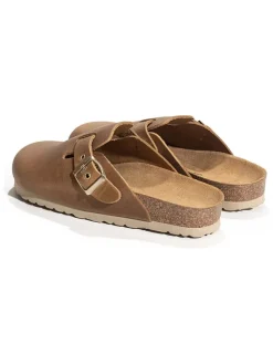 Leren clogs