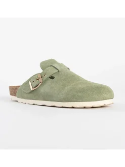 Leren clogs