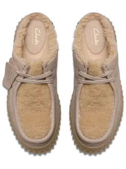 Leren clogs 