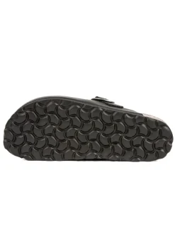 Leren clogs zwart