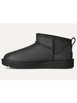 Leren enkelboots "Classic Ultra Mini" zwart
