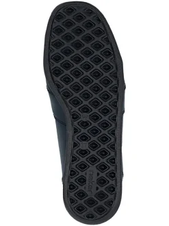 Leren enkelboots donkerblauw