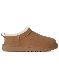 Leren enkelboots lichtbruin