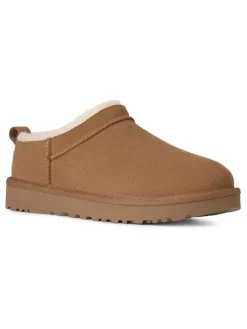 Leren enkelboots lichtbruin