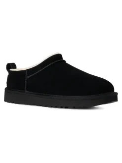 Leren enkelboots zwart