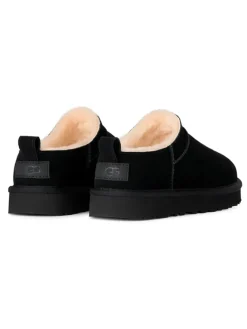 Leren enkelboots zwart