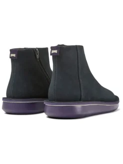 Leren enkelboots zwart