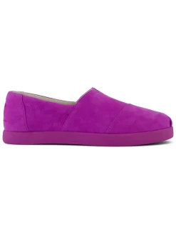 Leren espadrilles paars