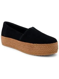 Leren espadrilles zwart