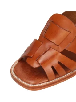 Leren haksandalen 