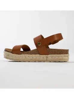 Leren haksandalen